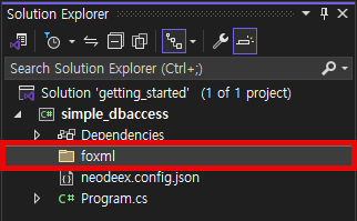 Add foxml folder