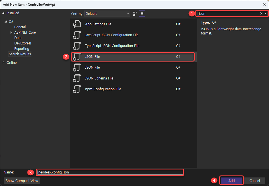 Add Configuraiont File
