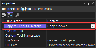 Verify Config Copy Property