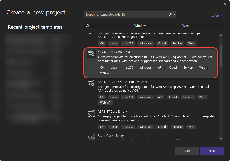 Create New Project